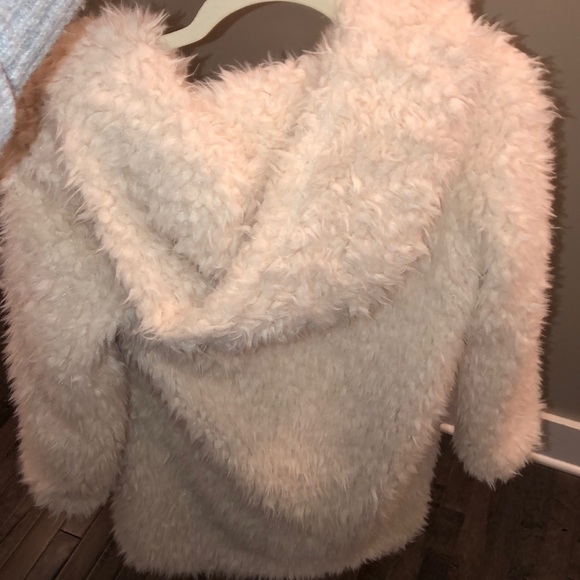 Cream faux fur jacket - Picture 4 of 4